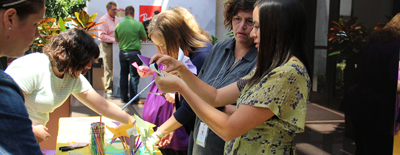 Group of female employees